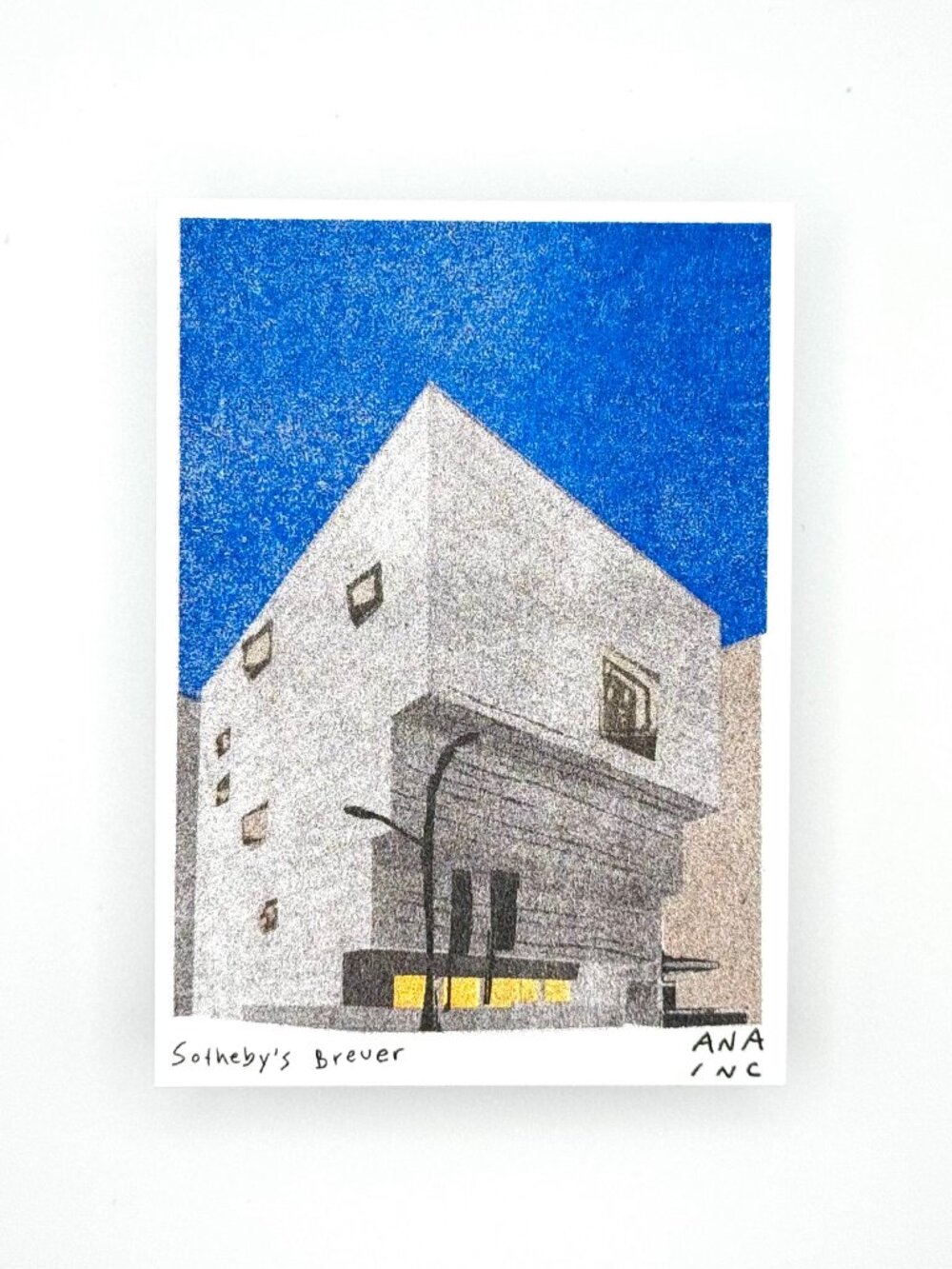 Ana Inciardi Sotheby's Breuer Building Mini Art Print New Unframed